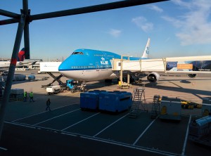 Unsere Boeing 747 von KLM