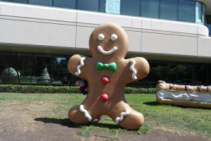 Android Figur "Gingerbread" beim Googleplex