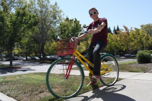 Fahrrad beim Googleplex