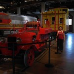 Feuerwehr-Zug im California State Railroad Museum
