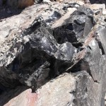 Obsidian beim Pantum Crater