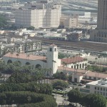 Blick von der City Hall Los Angeles auf die Union Station